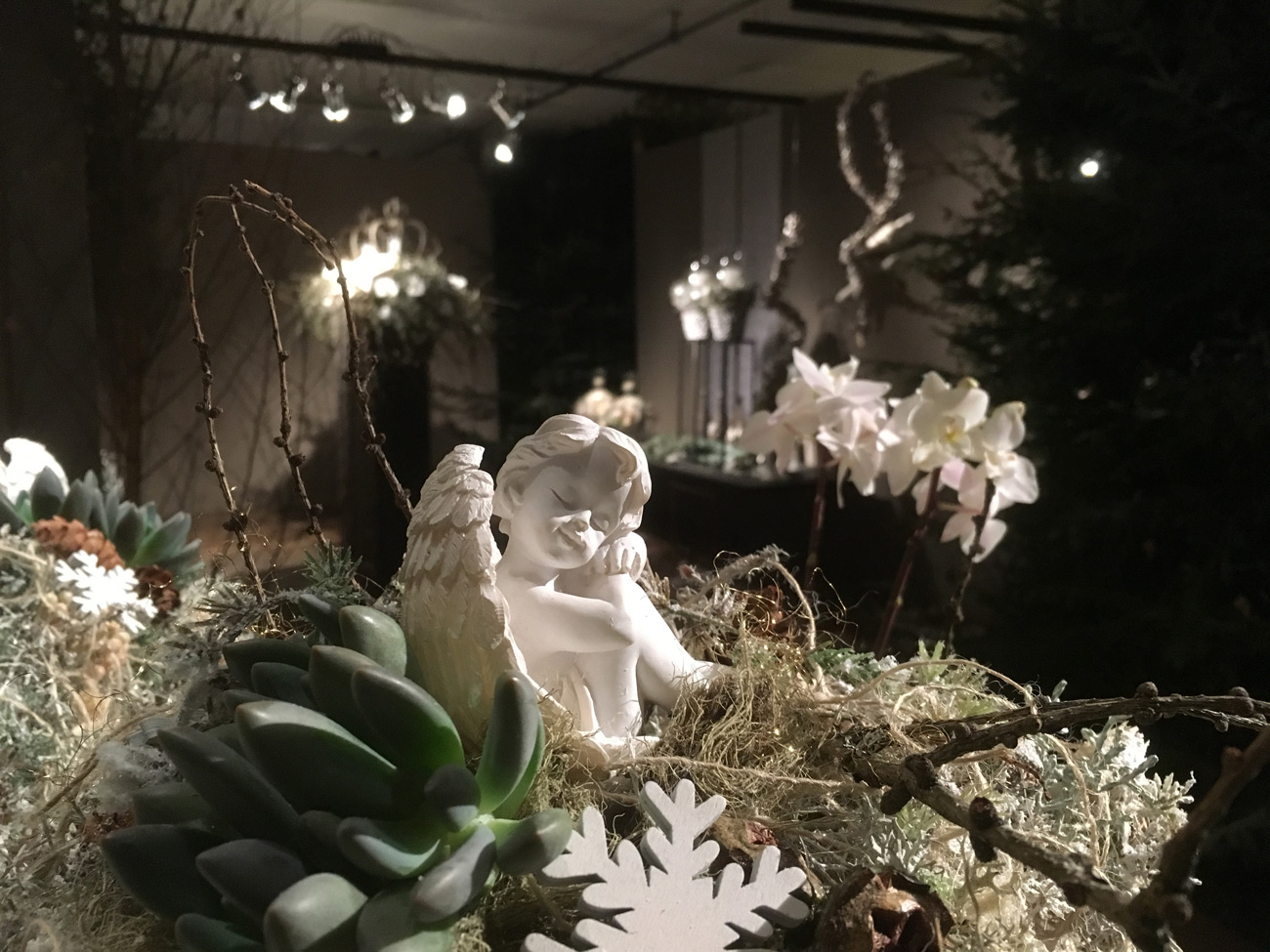  Weihnachtswerkstück mit Engel 