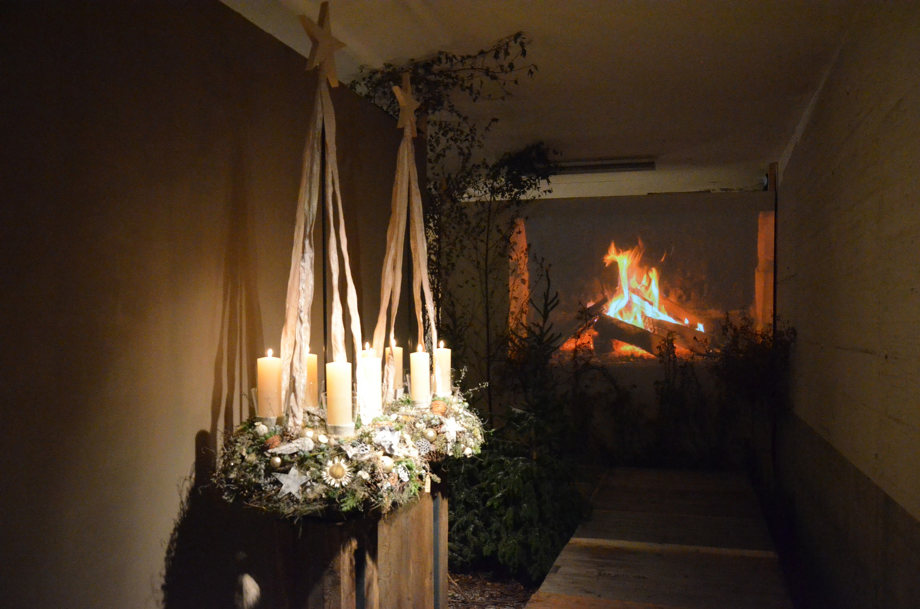  Hängender Adventskranz 