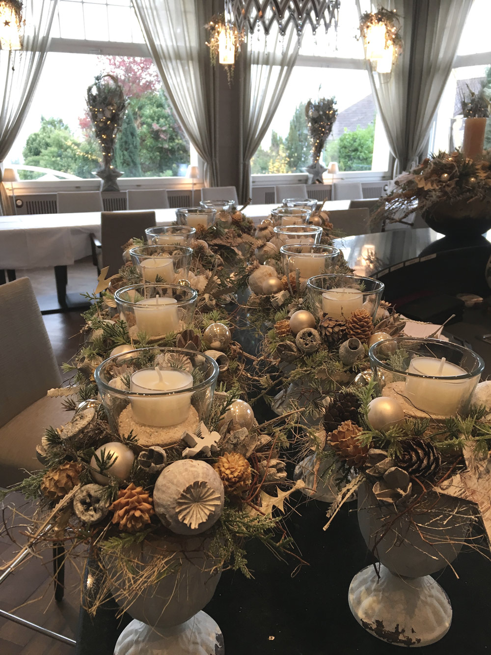  Adventstischgestecke 
